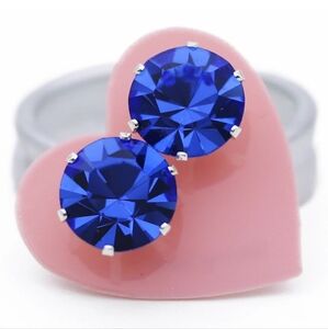 Sapphire Bling earrings